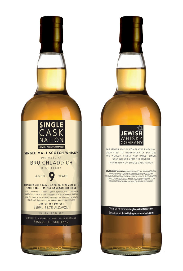 Bruichladdich 9, 1st fill Bourbon Hogshead - ARCHIVED