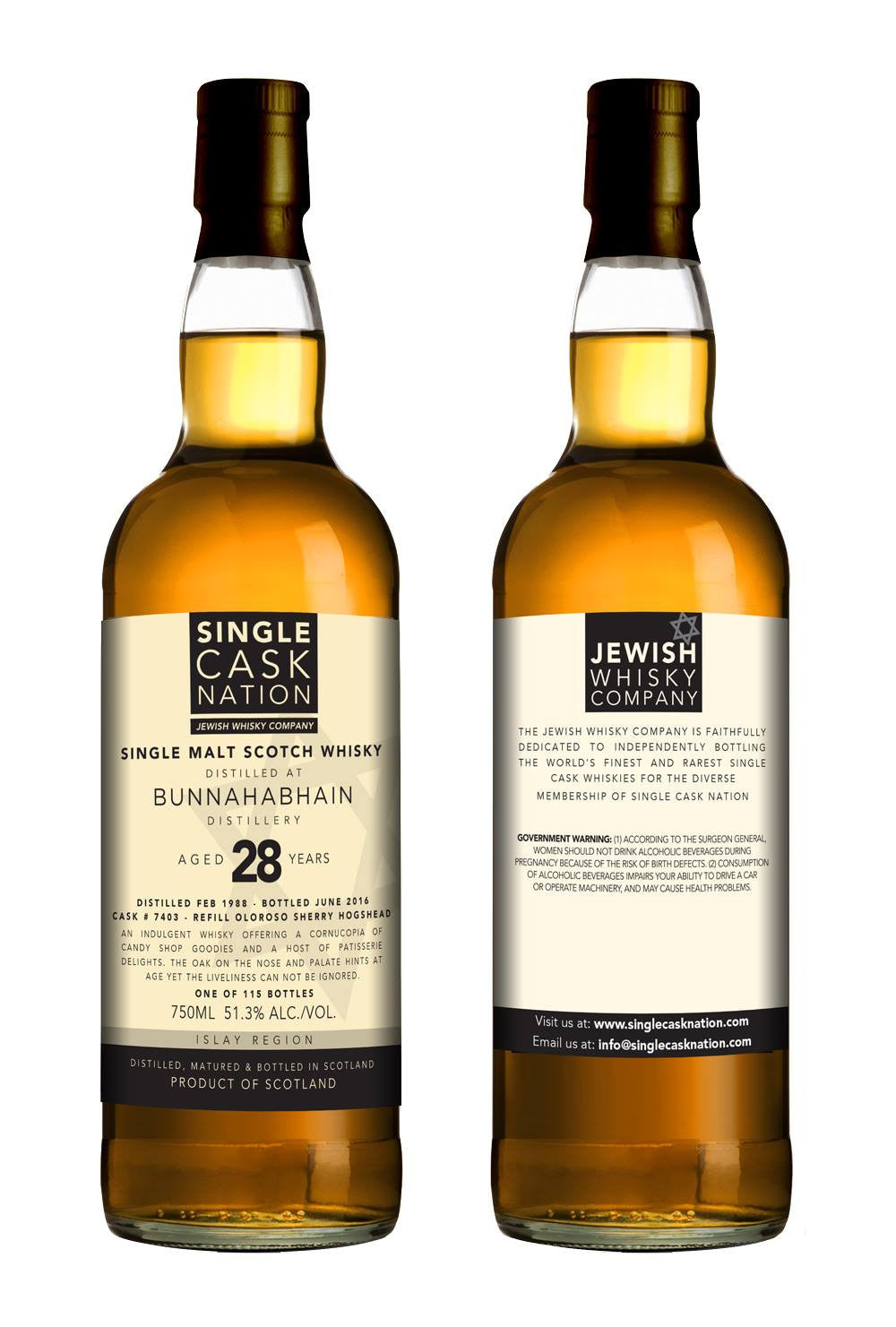 Bunnahabhain 28, Refill Sherry Hogshead - ARCHIVED