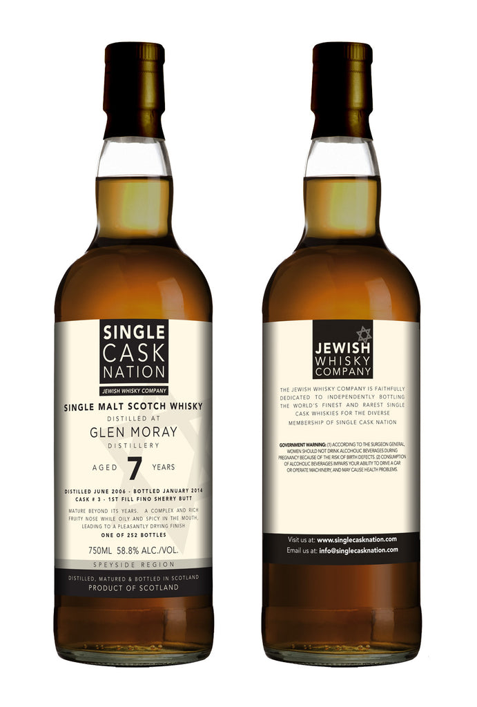 Glen Moray 7, Fino Sherry Butt - ARCHIVED - Single Cask Nation®