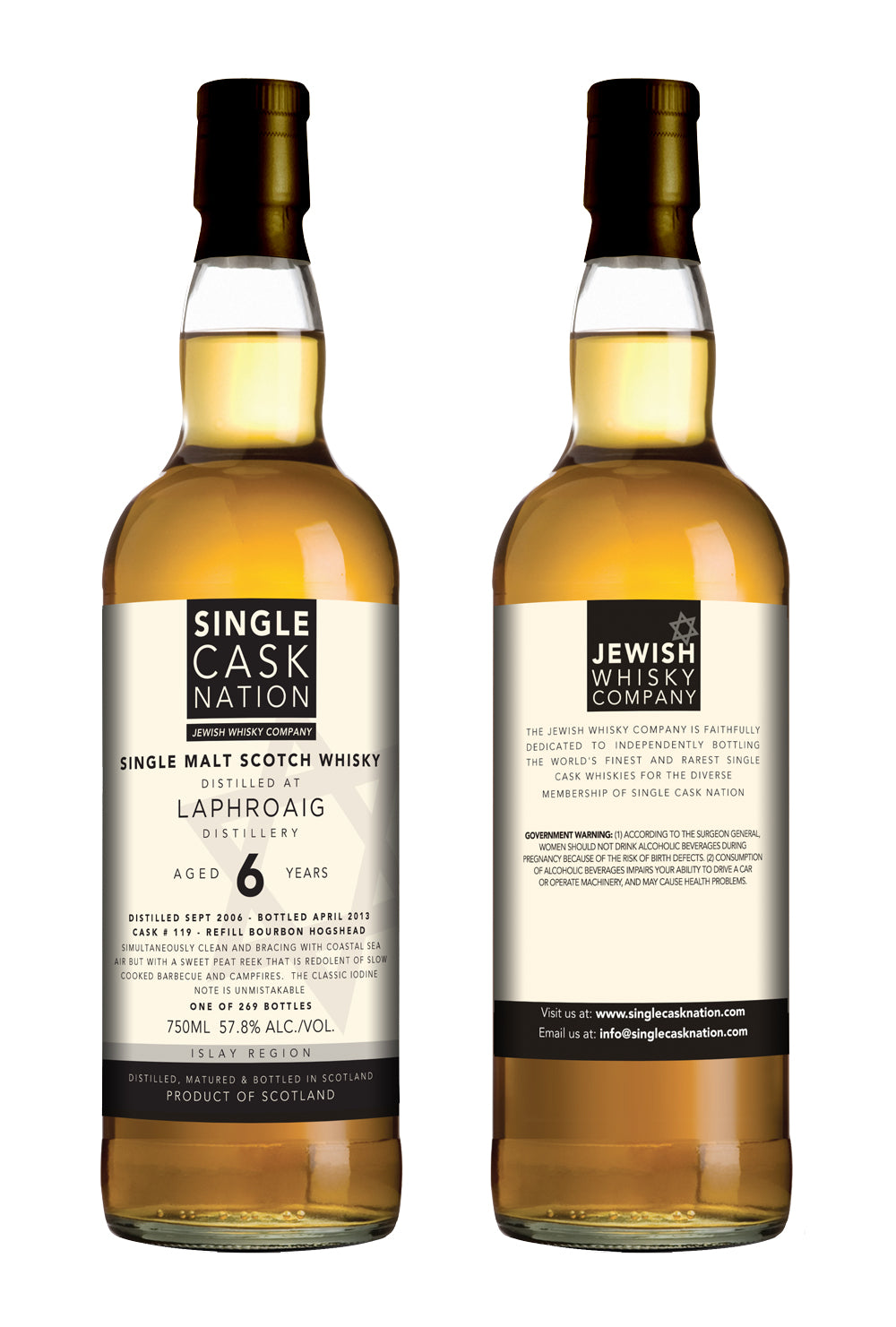 Laphroaig 6, Bourbon Cask - ARCHIVED - Single Cask Nation®