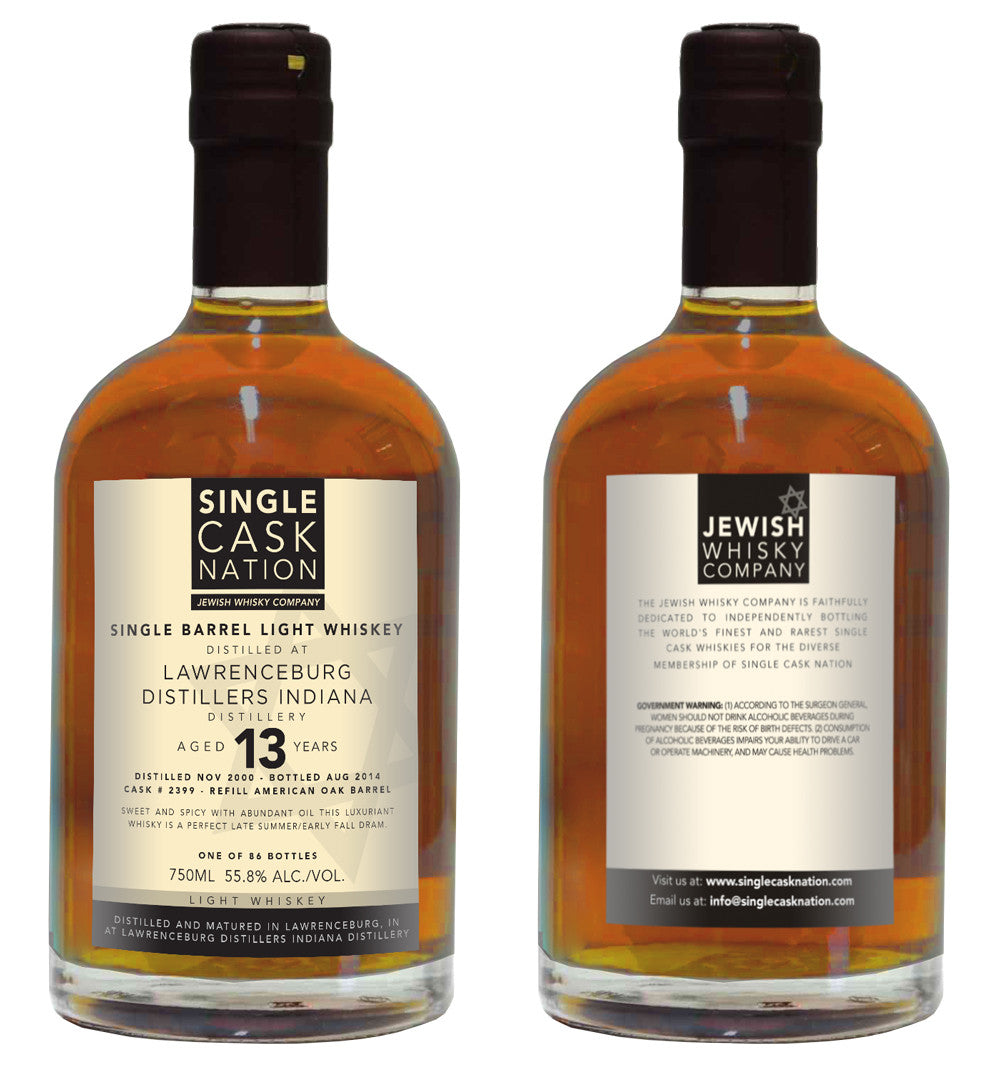 LDI Light Whiskey 13, Refill Barrel - ARCHIVED - Single Cask Nation®