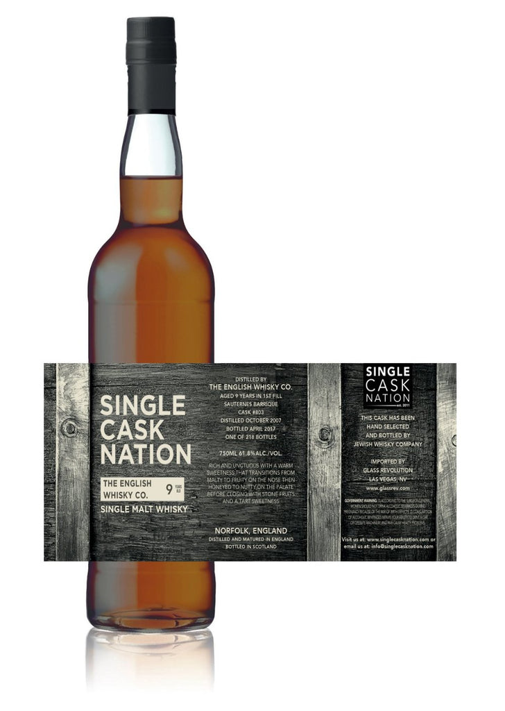 English Whisky Company 9, Sauternes Barrique - ARCHIVED