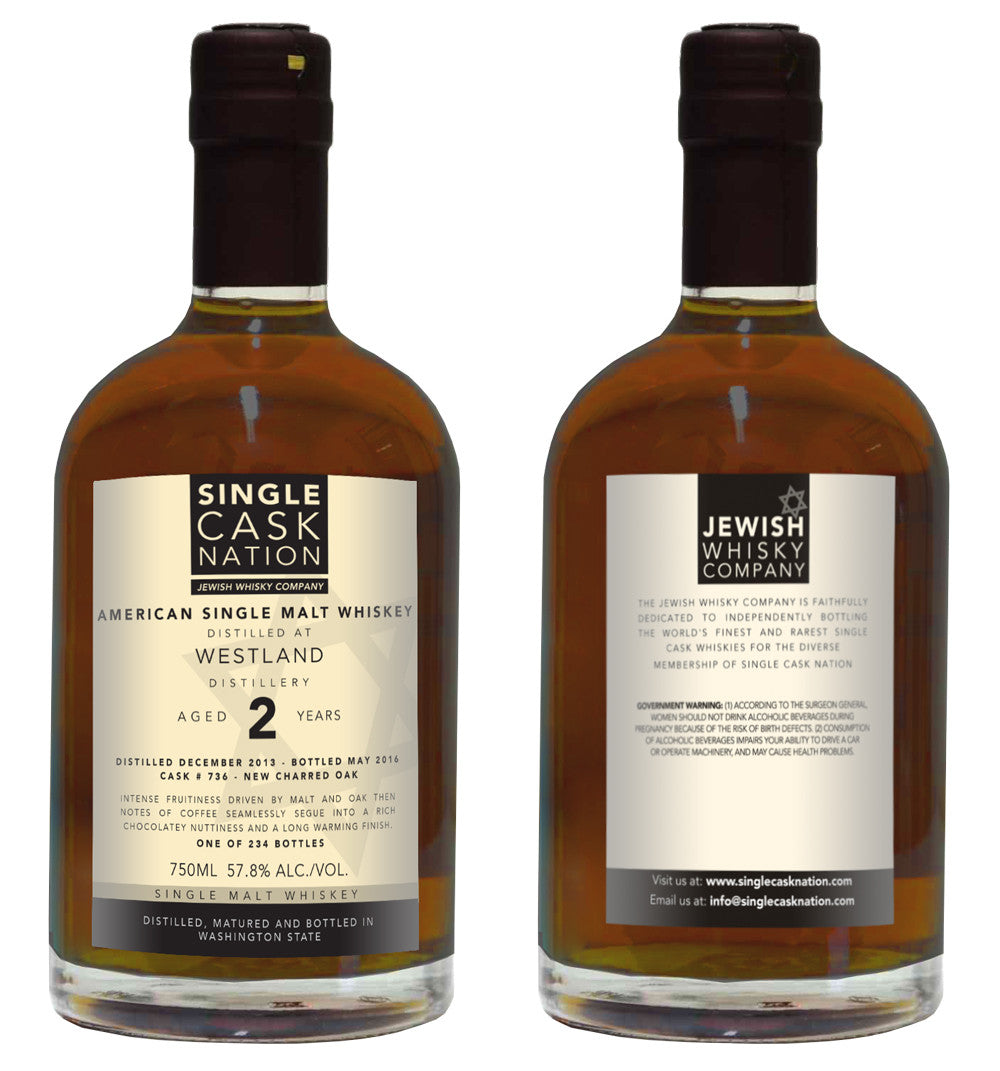 Westland 2, New Charred Oak Single Malt - ARCHIVED